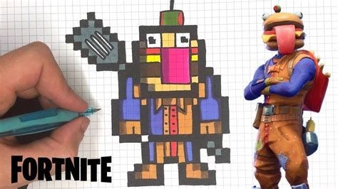 44 top idées de pixel art Fortnite 12