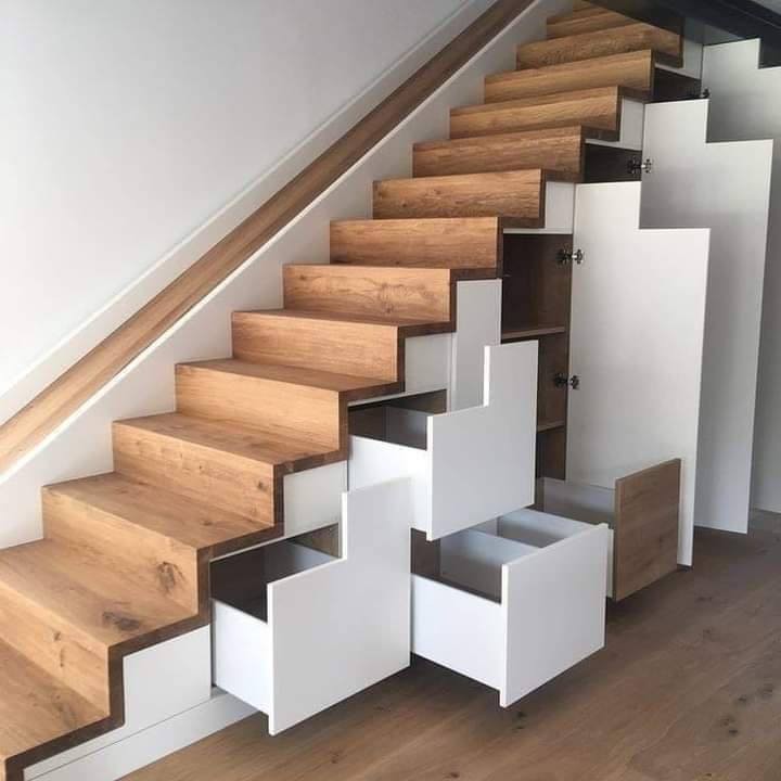 19 top idées de rangements sous l'escalier pour économiser de l'espace 12