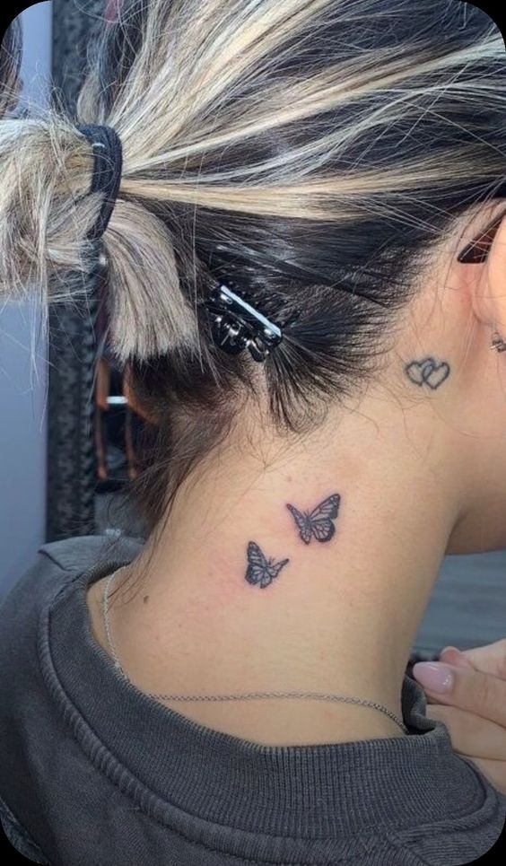 50 top idées de tatouages cou pour femme 12