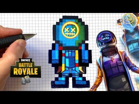 44 top idées de pixel art Fortnite 25