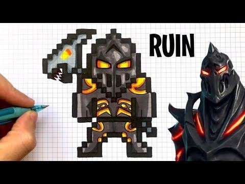 44 top idées de pixel art Fortnite 30