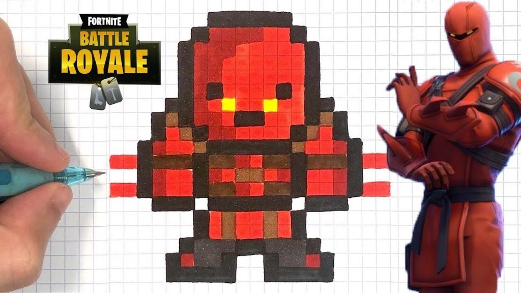 44 top idées de pixel art Fortnite 38