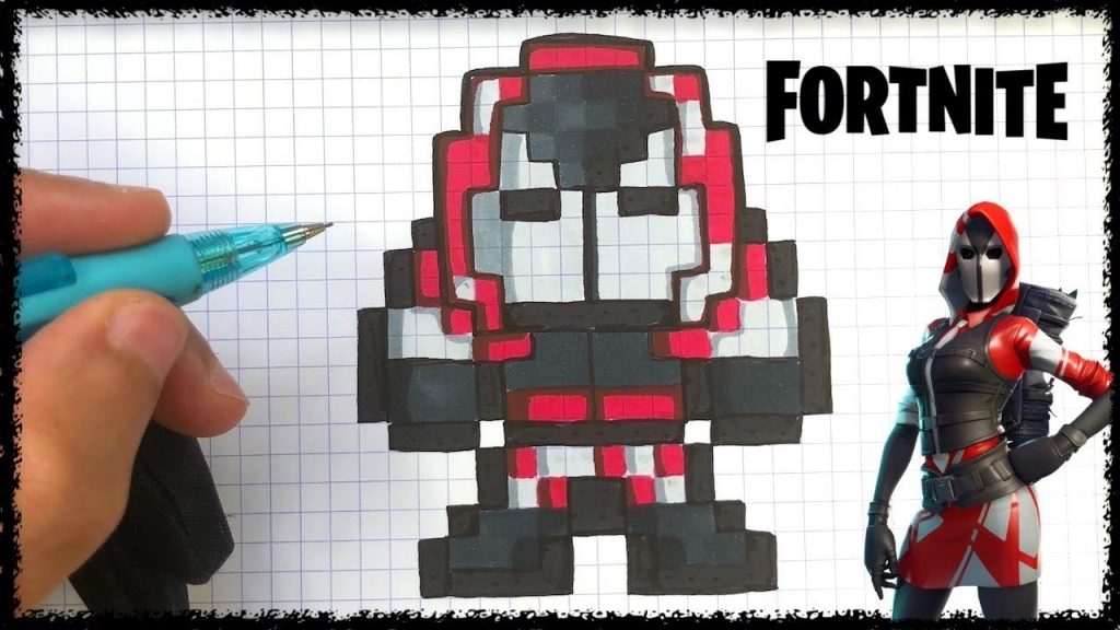 44 top idées de pixel art Fortnite 41