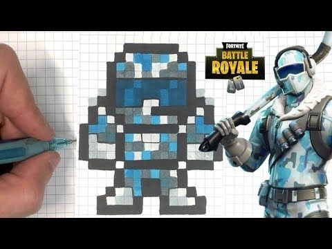 44 top idées de pixel art Fortnite 44