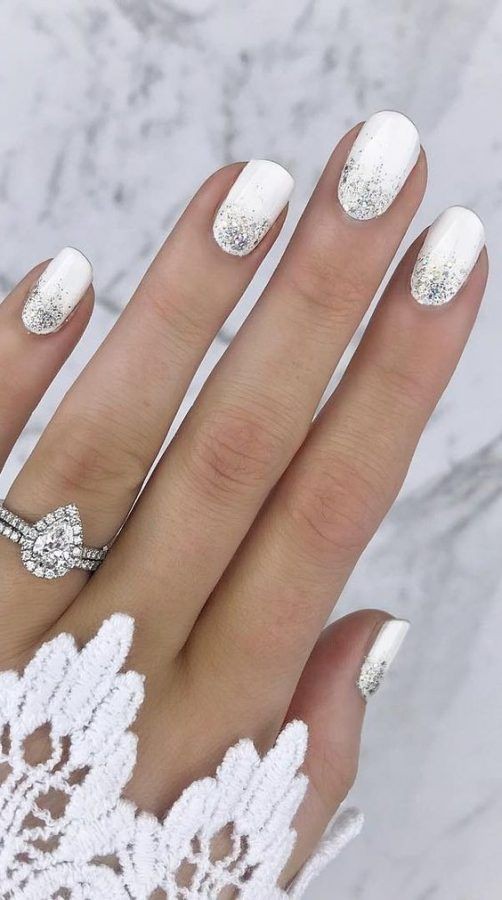 Les 50 plus belles idées d'ongles de mariage 49