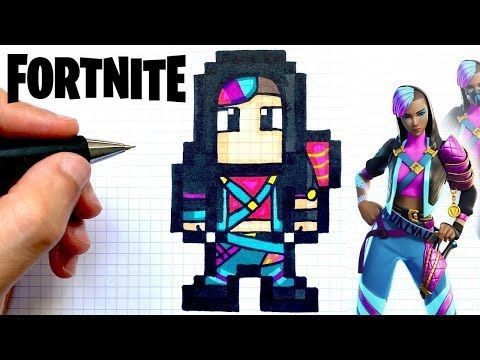 44 top idées de pixel art Fortnite 5