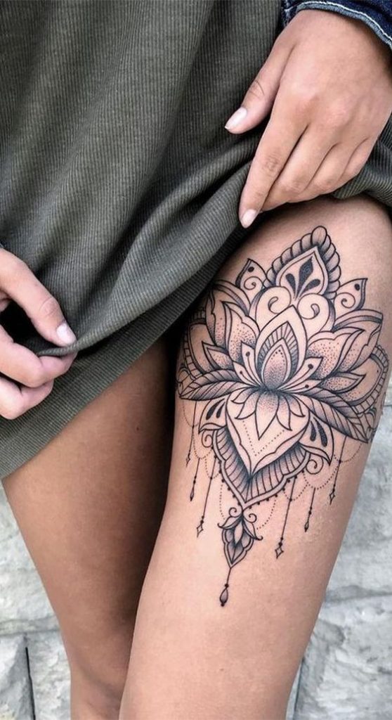 Les 100 plus beaux tatouages mandala pour femme 52