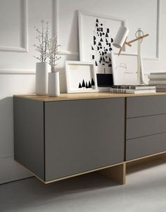 24 idées de buffet noir et bois pour s'inspirer 6