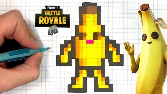 44 top idées de pixel art Fortnite 6