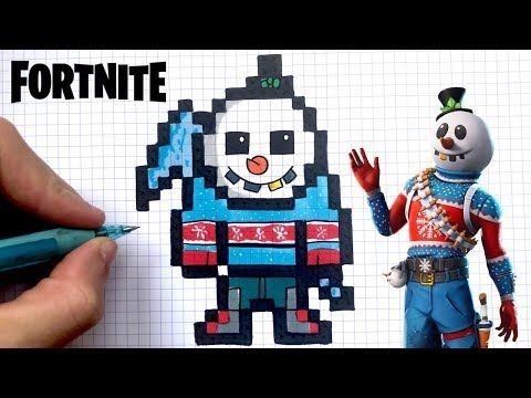 44 top idées de pixel art Fortnite 7