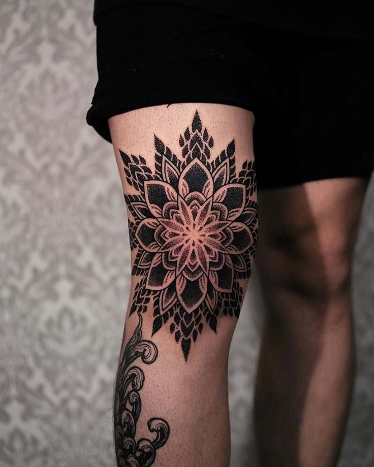 Les 100 plus beaux tatouages mandala pour femme 76