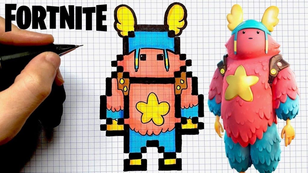 44 top idées de pixel art Fortnite 8