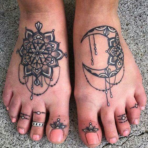 Les 100 plus beaux tatouages mandala pour femme 91