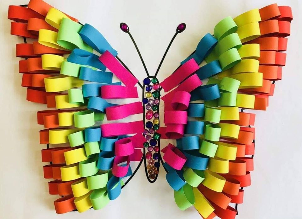 29 Bricolages d'art en papier pour les enfants 1