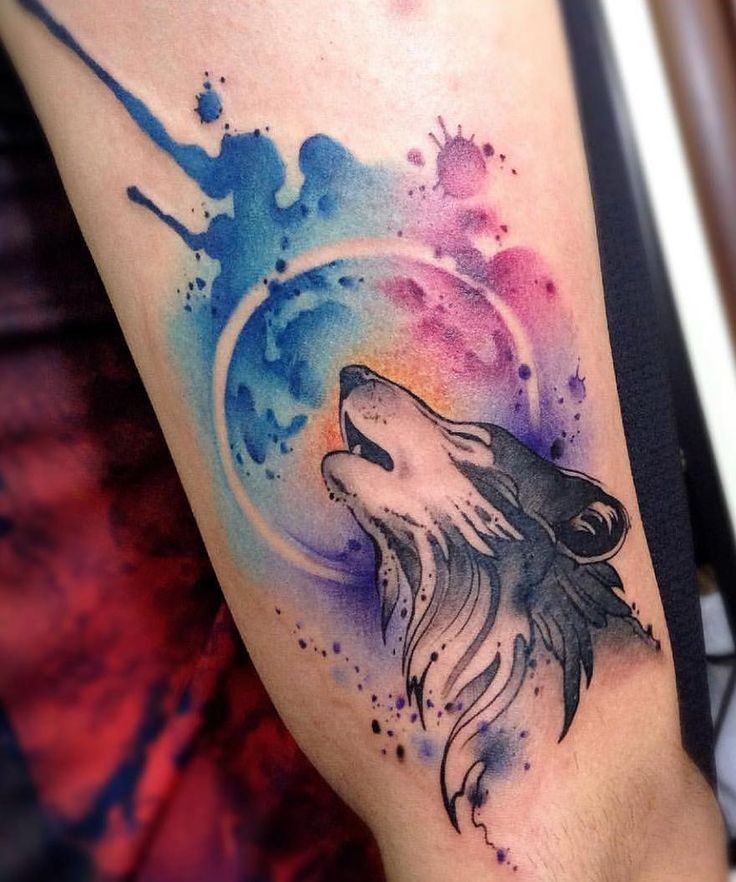 Les 100 plus beaux tatouages loup pour femme 78