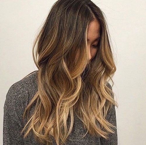 Les 50 plus beaux balayages blond sur cheveux bruns 16