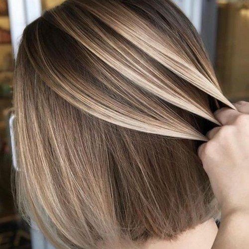 Les 50 plus beaux balayages blond sur cheveux bruns 26