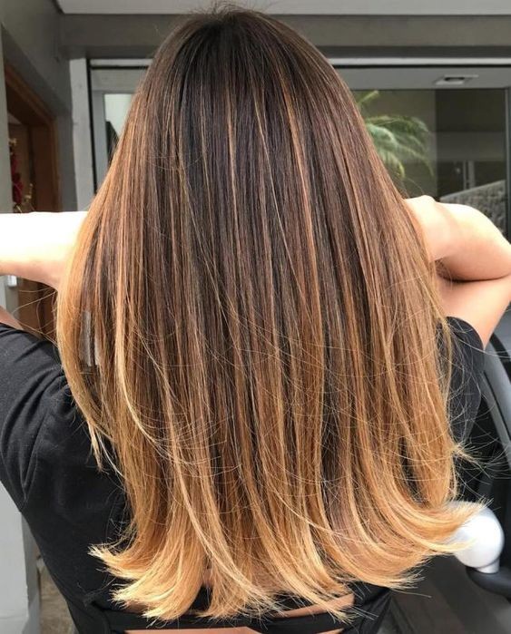 Les 50 plus beaux balayages blond sur cheveux bruns 29