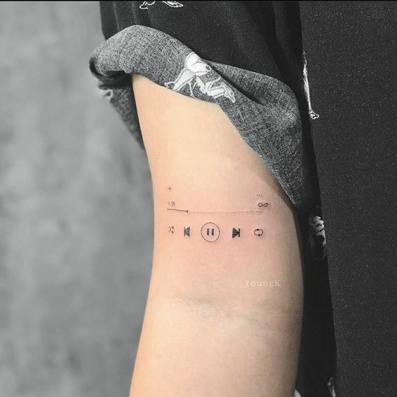 100 top idées de tatouages minimalistes 19