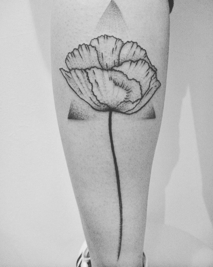 Les 50 plus beaux tatouages coquelicot 2