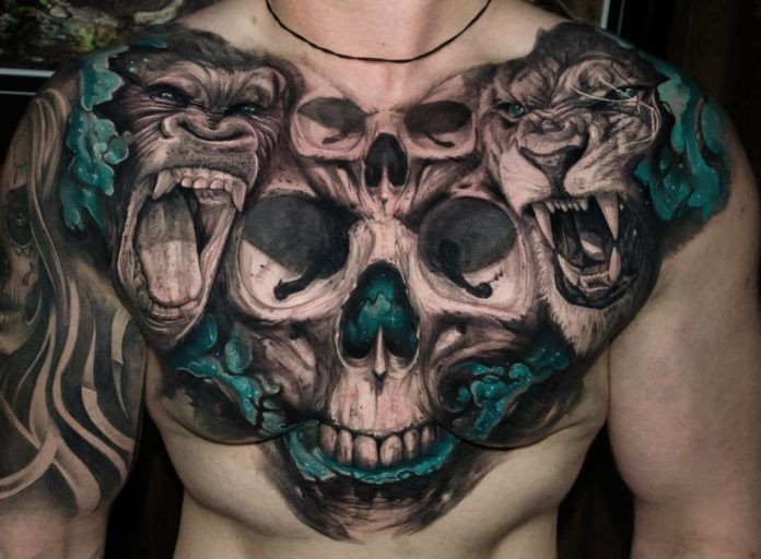 Les 50 plus beaux tatouages torse homme 21