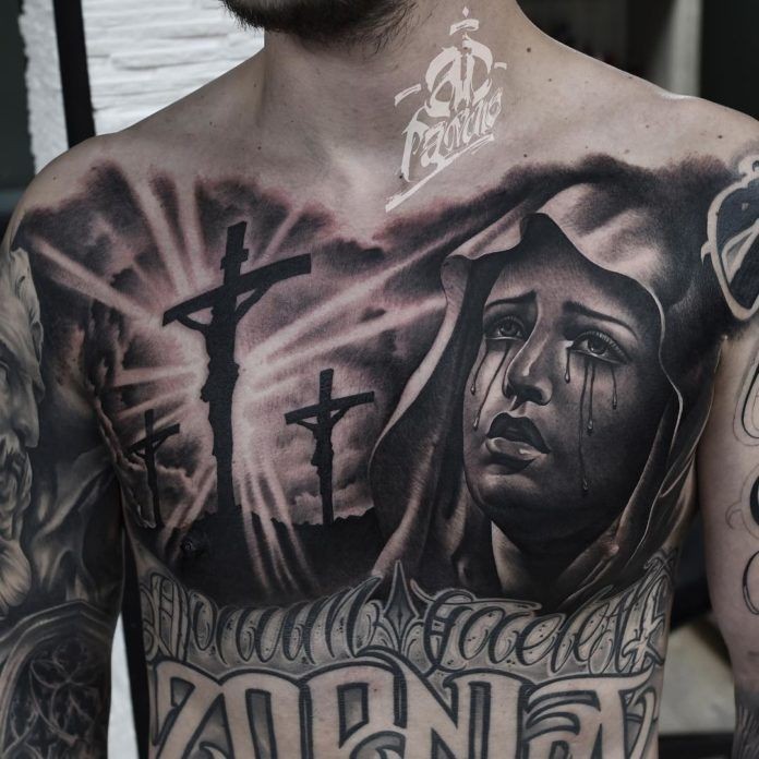 Les 50 plus beaux tatouages torse homme 27