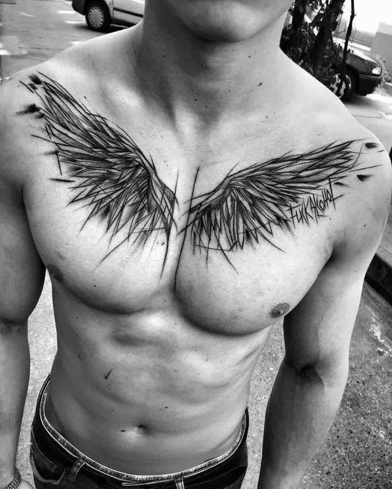 Les 50 plus beaux tatouages torse homme 34