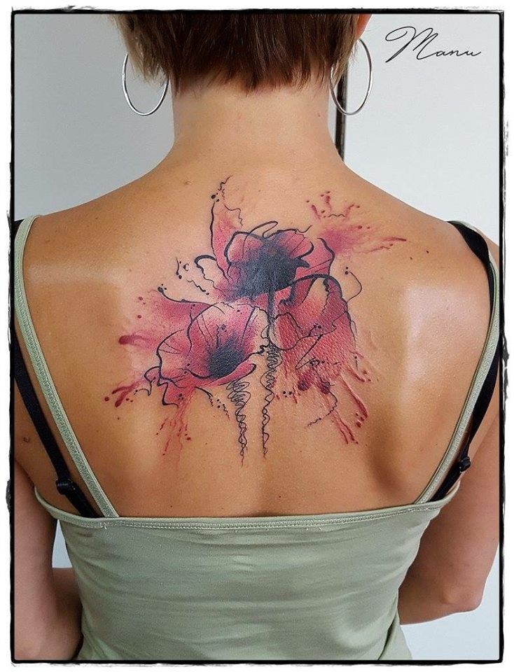 Les 50 plus beaux tatouages coquelicot 9