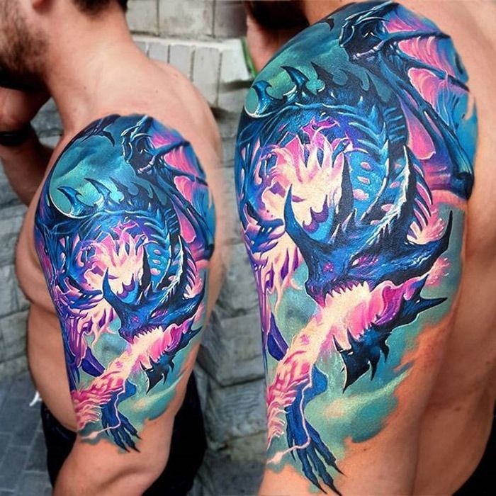 Les 50 plus beaux tatouages épaule homme 9