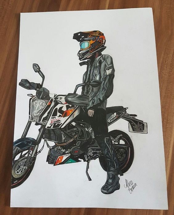 50 top idées de dessins de moto 25