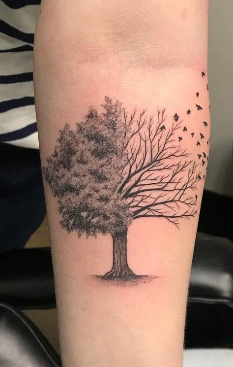 Les 50 plus beaux tatouages arbre de vie 34