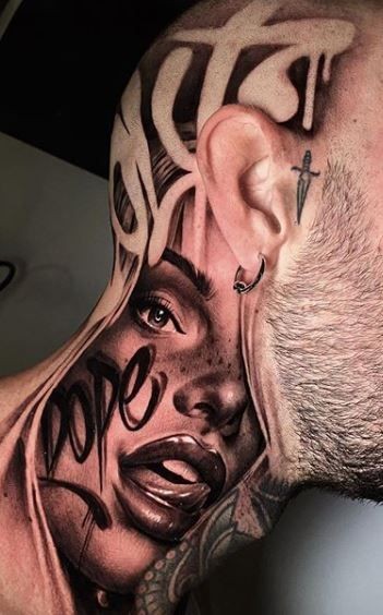 50 top idées de tatouages cou pour homme 39