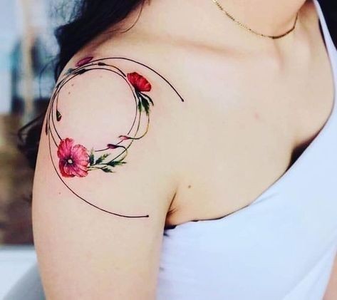 Les 50 plus beaux tatouages femme à l'épaule 41