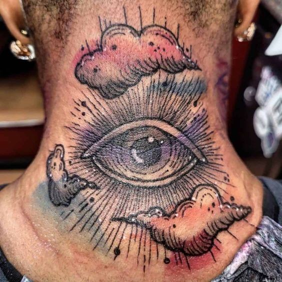 50 top idées de tatouages cou pour homme 42