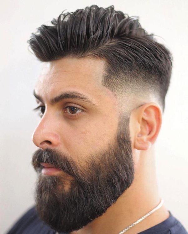 Les 39 plus belles idées de barbes en dégradé 6