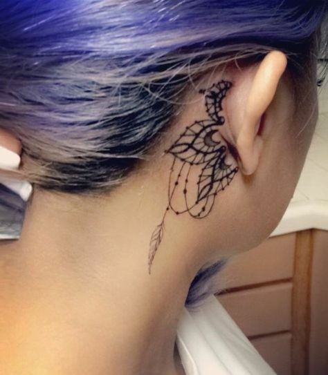 54 top idées de tatouages cou pour s'inspirer 27