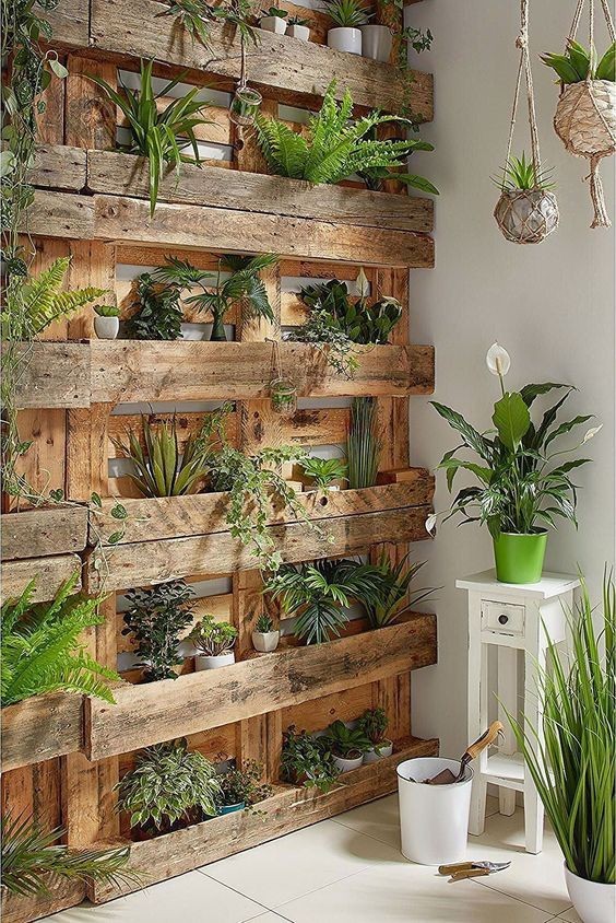 43 décorations de jardin à faire avec des palettes 14