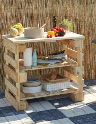 43 décorations de jardin à faire avec des palettes 28