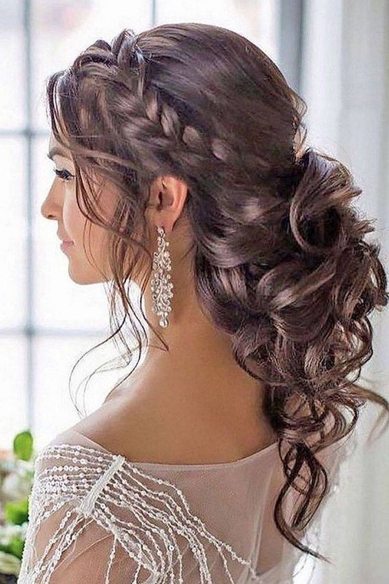 48 top idées de coiffures de mariage avec tresses 14