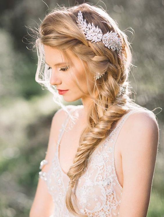 48 top idées de coiffures de mariage avec tresses 42