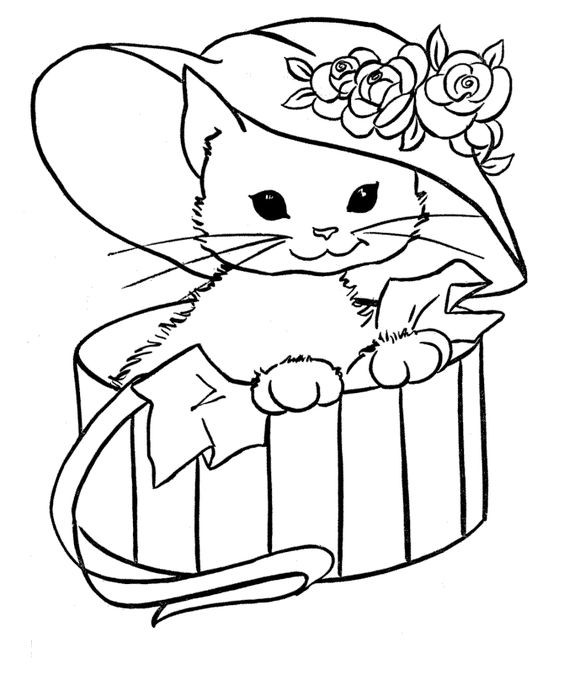 39 top idées de coloriages chat à imprimer 9