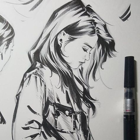 33 dessins fille manga pour apprendre à dessiner facilement 23