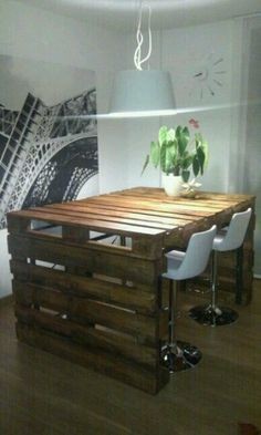 23 idées pour fabriquer une table à manger en palettes 12