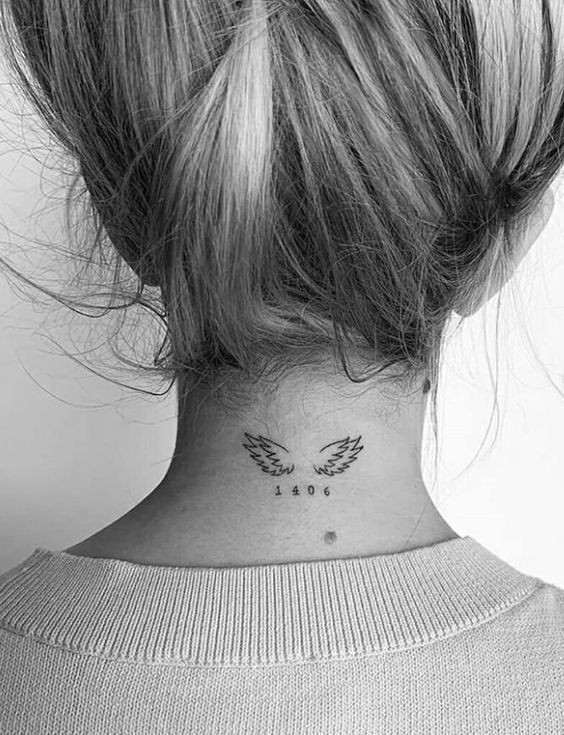 Les 100 plus belles idées de tatouages minimalistes pour femmes 57