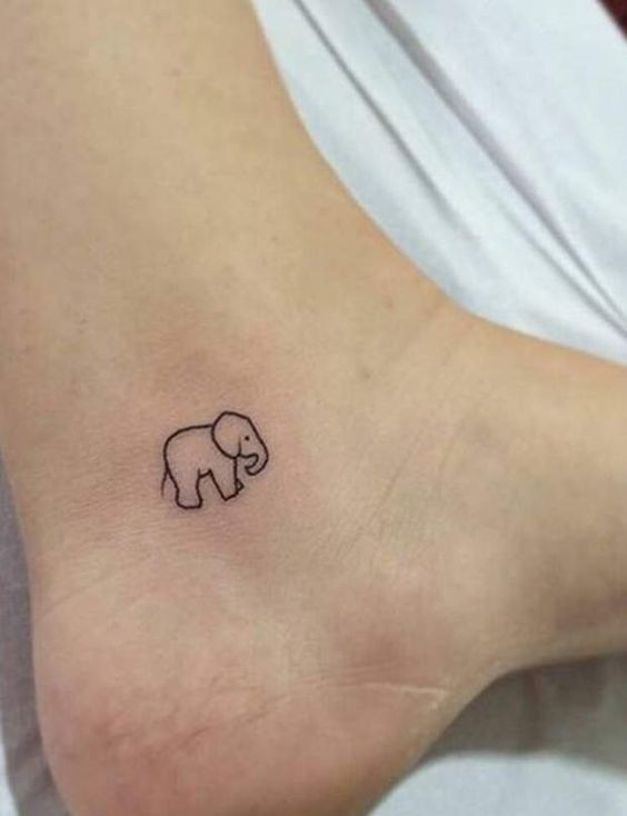 Les 100 plus belles idées de tatouages minimalistes pour femmes 62