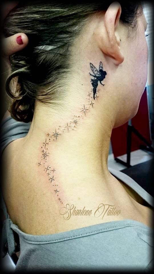 100 Tatouages derrière l'oreille mignons pour femme 22