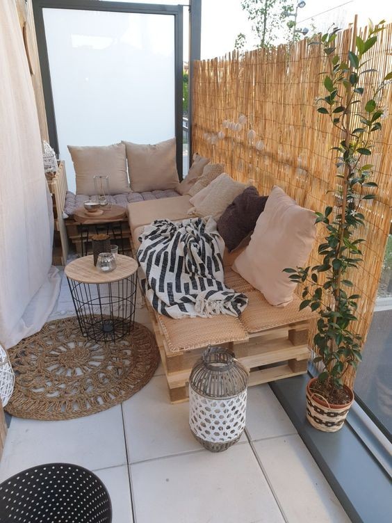 38 idées pour décorer une petite terrasse avec des palettes 4