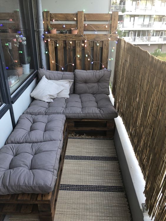 38 idées pour décorer une petite terrasse avec des palettes 36