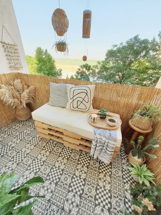 38 idées pour décorer une petite terrasse avec des palettes 5