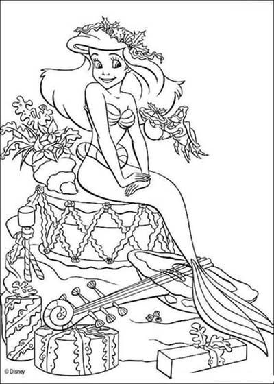 100 Coloriages Sirènes à Imprimer Gratuitement 75